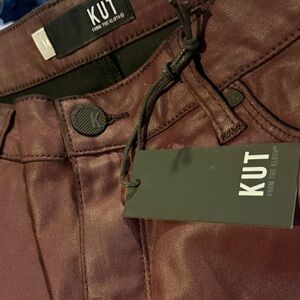 Kut from the Kloth Women’s  Burgundy Jeans